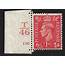 GB Stamp 1941 King George VI SG486 1d Pale Scarlet Control T46 Mint