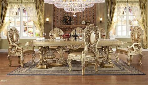 Gold Dining Room Sets