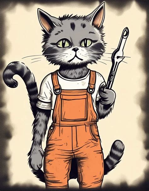 Cat Mechanic Rstablediffusion