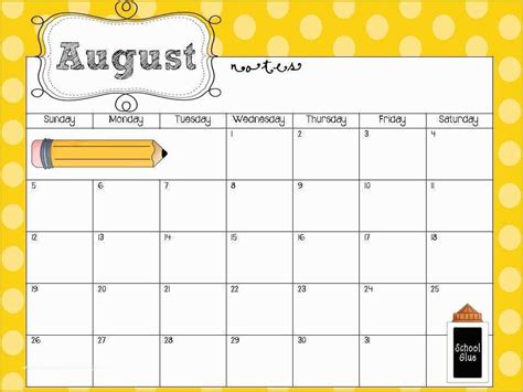Free Preschool Calendar Templates 2018 Of 46 Best Printable Calendars