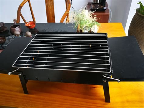 Compact Indoor Tabletop Charcoal Bbq Grill For 1 5 People Applicable Number
