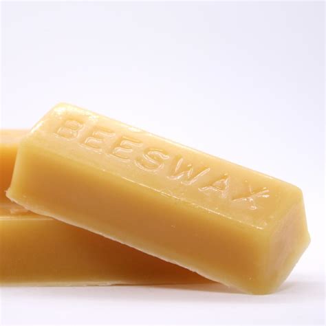 Hand Poured 1oz Bar 100 Pure Beeswax Block Ts Under 20 White
