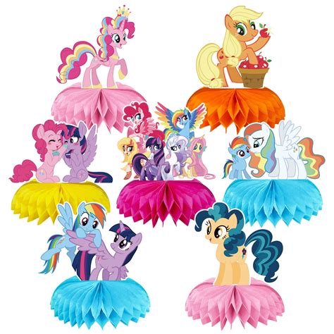 Buy Pony Birthday Party Supplies 7pcs My Pony Girl Theme Table