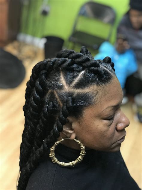 Senegalese Twist Hairstyles Twist Braid Hairstyles Black Girl Braided
