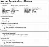 Images of Employee Review Meeting Agenda