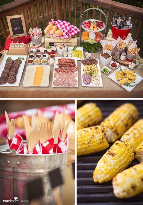 Fun Food And Snack Bar Ideas For A Party Bbq Party Food Bbq Ideas