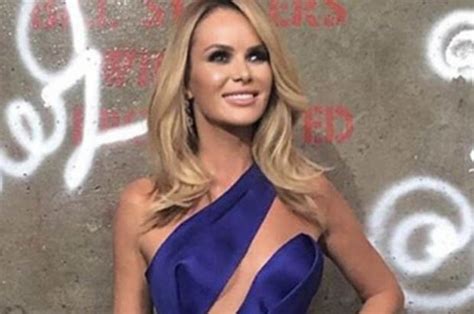 Britains Got Talent Amanda Holden Wows In Slashed Dress For Semi