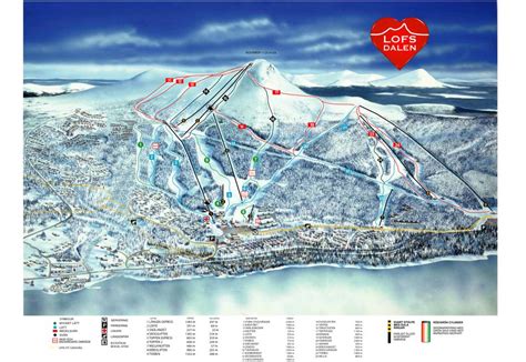 Vemdalen consists of the 3 skiing areas björnrike, vemdalsskalet and klövsjö/storhogna, which offer a total of 30 ski lifts and 51 runs with drops up to 440 m. Lofsdalen Piste Map | Ski Maps & Resort Info | PistePro