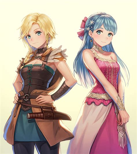 Bianca And Flora Dragon Quest And More Drawn By Anbe Yoshirou Danbooru