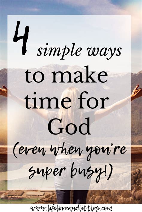 5 Simple Tips To Make Time For God When You Dont Feel Like It Joy In