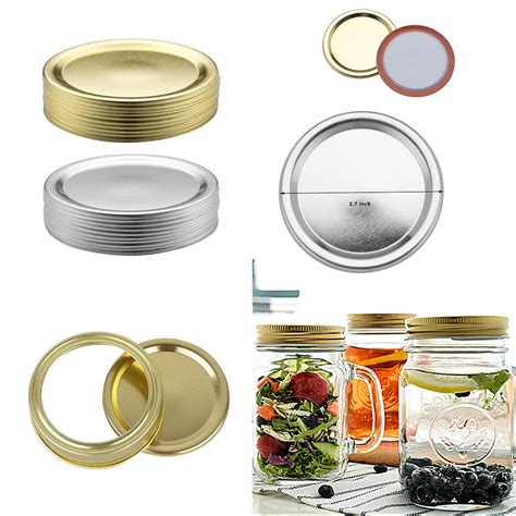 10pcs regular mouth mason jar lids70mm 86mm mason jar canning covers lids wide mouth leak proof