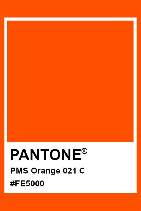 Pantone Pms Orange 021 Pantone Color Pantone Orange Pantone Colour