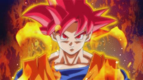 Goku Super Saiyan God Wallpapers 57 Pictures
