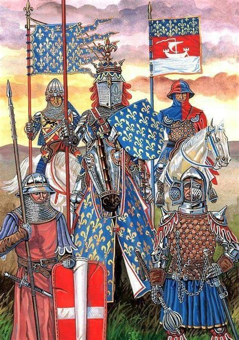 French Crusaders Medieval History Medieval Armor Medieval Art