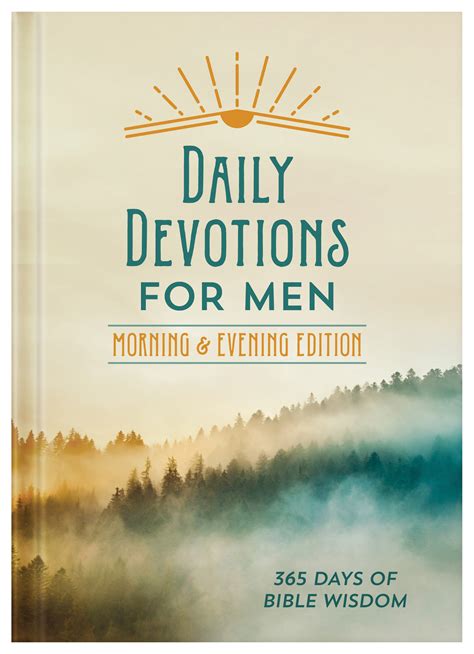 Daily Devotions For Men Morning Evening Edition Days Of Bible