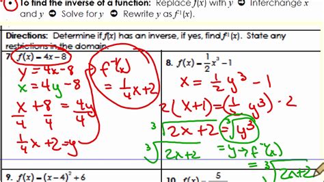 Inverse Functions - YouTube