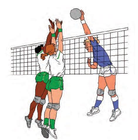 Bentuk variasi dan kombinasi gerak dasar nonlokomotor dan manipulatif pada permainan bola voli terdiri dari menekuk kaki dan mengayun lengan lakukan gerakan mengayun kedua lengan secara bersamaan dari bawah ke atas hingga setinggi bahu. Posisi Gerakan Bendungan (Blocking) Pada Permainan Bola Voli - MaoliOka