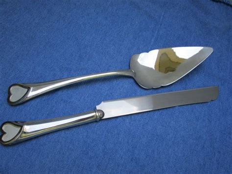 Wholesale bakeware cake cutting utensils 304 stainless steel birthday cake tools party wedding ceremony cake knife and server. Lenox Wedding Cake Server and Knife Set Heart by ...
