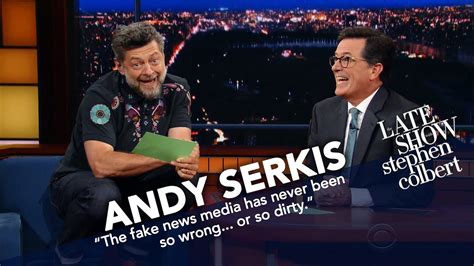 Stephen Colbert Asks Andy Serkis To Read Trump Tweets As Gollum