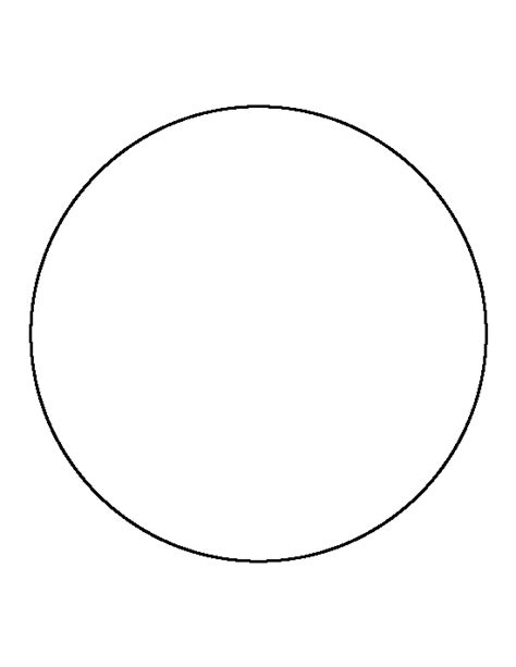 Printable Circle Template Circle Template Printable Circles Circle