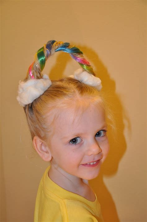 Easy Hairstyles For Crazy Hair Day Pin On Crazy Hair Crazy Hair Day Thoughts Snowman