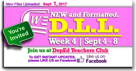 Week Nd Quarter Daily Lesson Log The Deped Teachers Club Hot Sex Picture