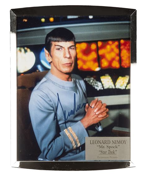 Lot Detail Lot Of Signed Star Trek Signed Photos Including Shatner Nimoy