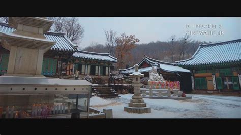 눈내리는 거리 4k 성남 봉국사 Bongguksa Temple In Seongnam Cinematic 4k Youtube