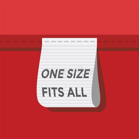 One Size Fits All Stock Illustrations 6 One Size Fits All Stock