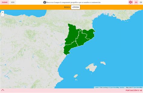 Mapa Para Jugar ¿dónde Está Provincias De Cataluña Mapas Interactivos