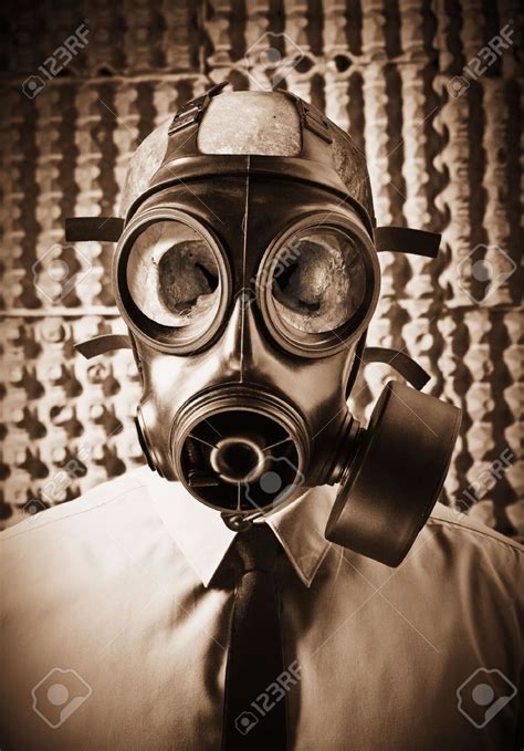 Portrait Of Skull Wearing Classic Gas Mask Gas Mask Art Gas Masks