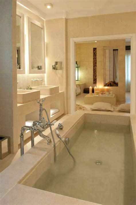 This Bath Is Warm Inviting And Yet Simple Bathroom Spa Bathroom Remodel Master Bathroom