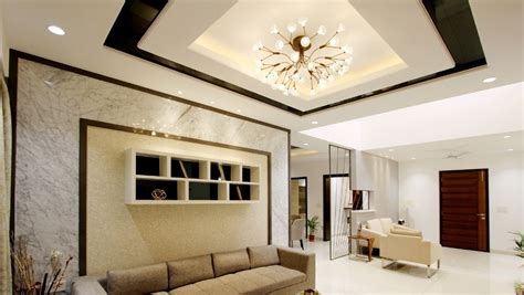 Modern False Ceiling Designs For Living Room In Flats