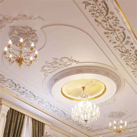 Classic Gypsum Interior Decoration Design Consultant Ceilings