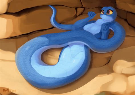 Rule 34 Back To The Outback Blue Scales Breasts Desert Eyelashes Furry In Shade Inland Tipan
