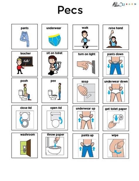 Babes Community Washroom Pecs Learning Washroom Skills PAGES Autism Education Autism
