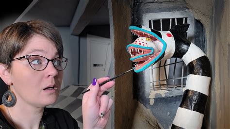 Sculpting A Mini Sandworm For My Beetlejuice Dollhouse Youtube