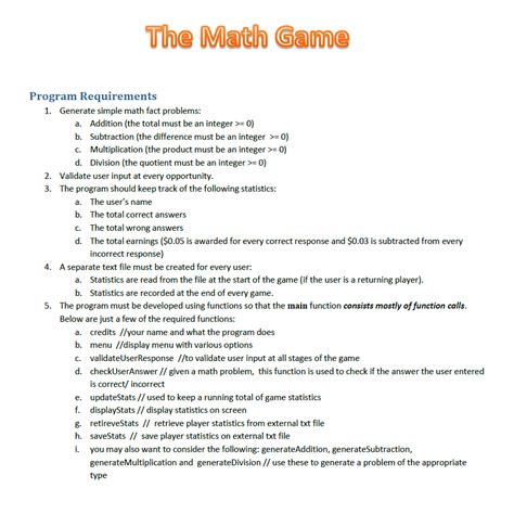 Delve into mathematical models and concepts, limit value or engineering mathematics and find the answers to all your questions. Solved: Generate Simple Math Fact Problems: Validate User ... | Chegg.com