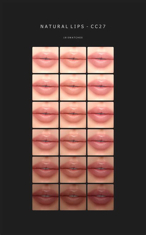 Goppols Me Makeup Cc Sims Mods Natural Lips
