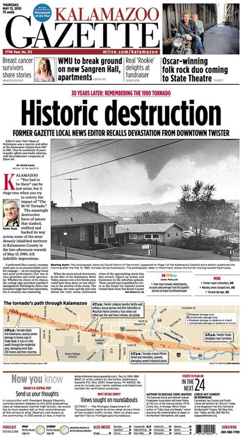 Top stories from today's Kalamazoo Gazette (5/13) - mlive.com