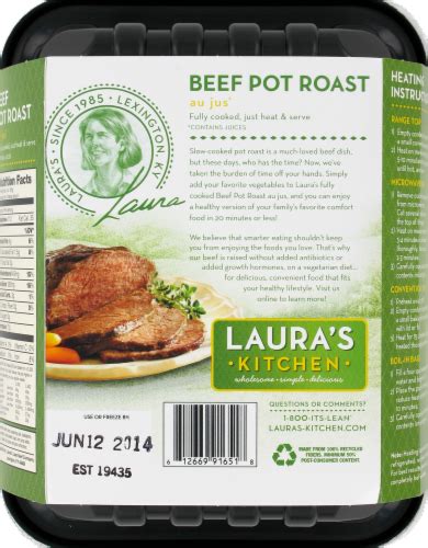 Laura S Lean Beef Beef Pot Roast Au Jus 16 Oz Kroger