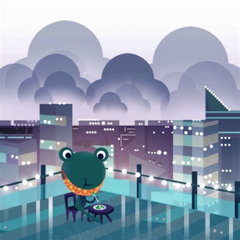 Mostly Cloudy Froggy Sticker Mostly Cloudy Froggy Pixel Discover Share GIFs