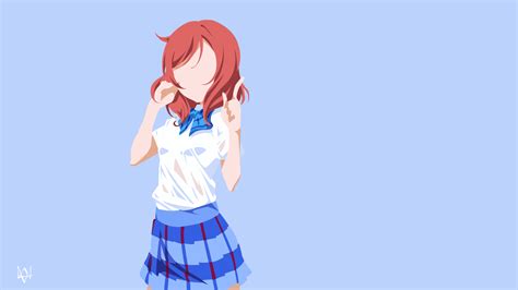 1038849 Illustration Anime Anime Girls Minimalism Love Live Cartoon Nishikino Maki