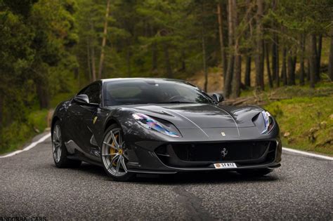 Ferrari 812 Superfast Black Color With 789 Hp All Pyrenees · France