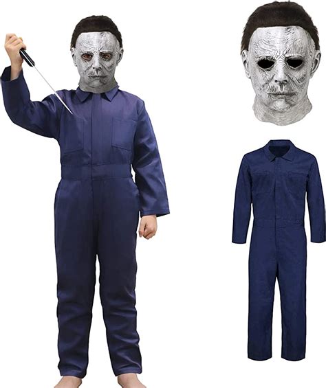 Michael Myers Costume For Kids Halloween Cosplay Horror Killer