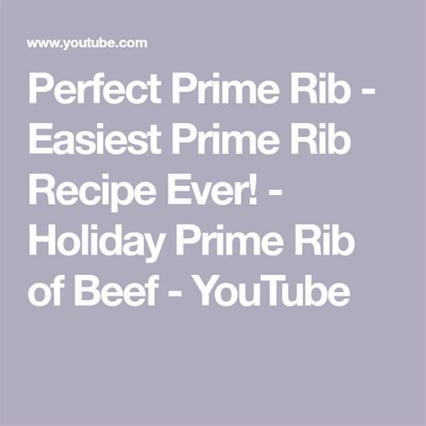 Wandering chopsticks february 06, 2009 10:50 am. Perfect Prime Rib - Easiest Prime Rib Recipe Ever ...