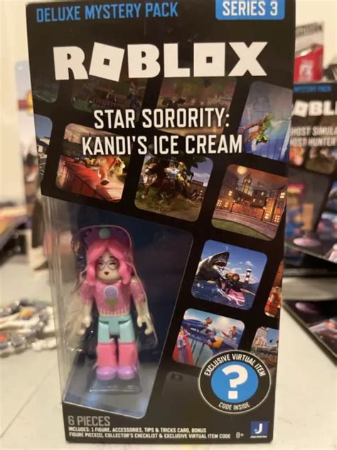 Roblox Deluxe Series 3 Star Sorority Kandis Ice Cream Figure Virtual