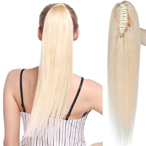 Sego Jawclaw Clip In Hair Extensions Human Hair Clip In Ponytail Hair