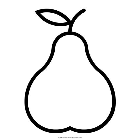 Pear Clipart Line Drawing Pear Line Drawing Transparent Free For