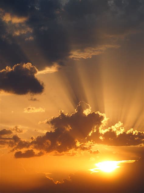 Gambar Horison Awan Matahari Terbit Matahari Terbenam Bidang
